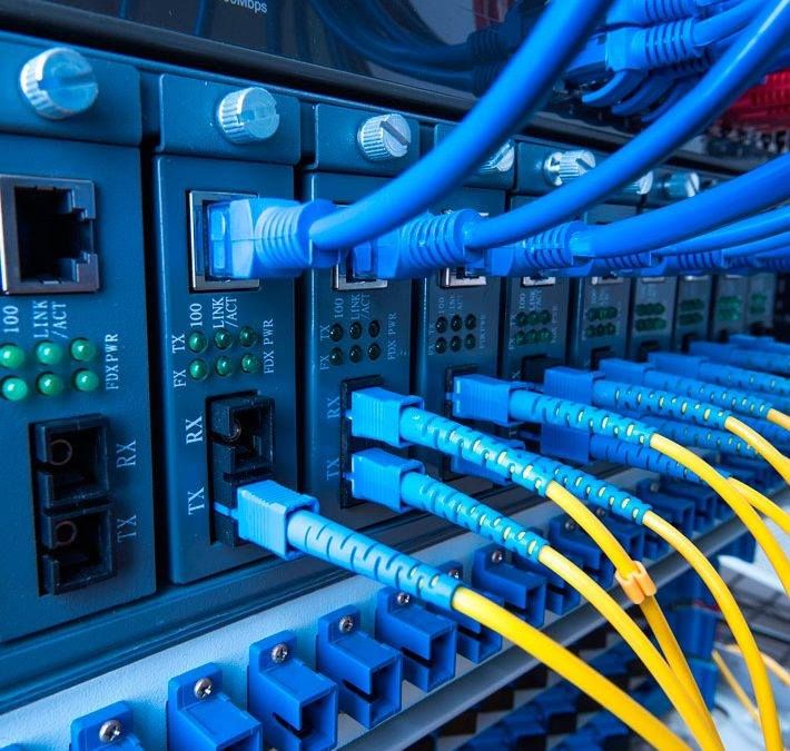 High speed network cabling and Cat6 server rack installation Cape Town